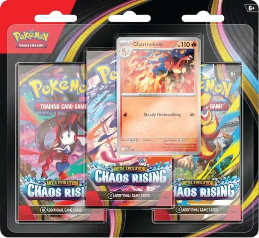 Pokemon TCG - Chaos Rising 3 Pack Blister [Charmeleon]