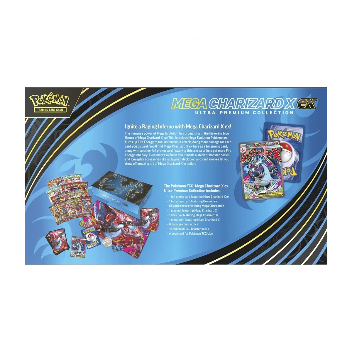 Pokemon TCG - Mega Charizard X ex Ultra Premium Collection