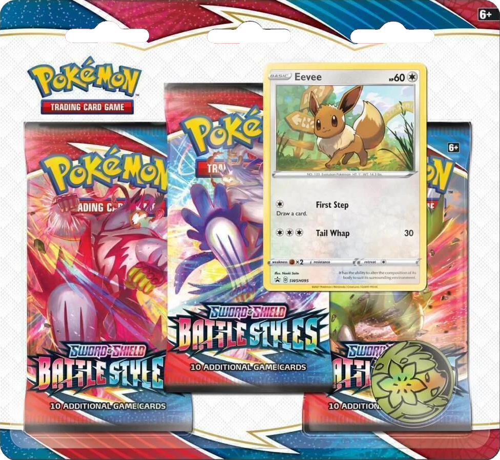 Battle Styles 3 Pack Blister [Eevee]