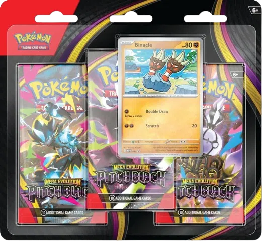 Pokemon TCG - Pitch Black 3 Pack Blister [Binacle]